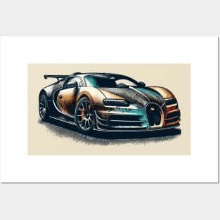 Bugatti Veyron Posters and Art